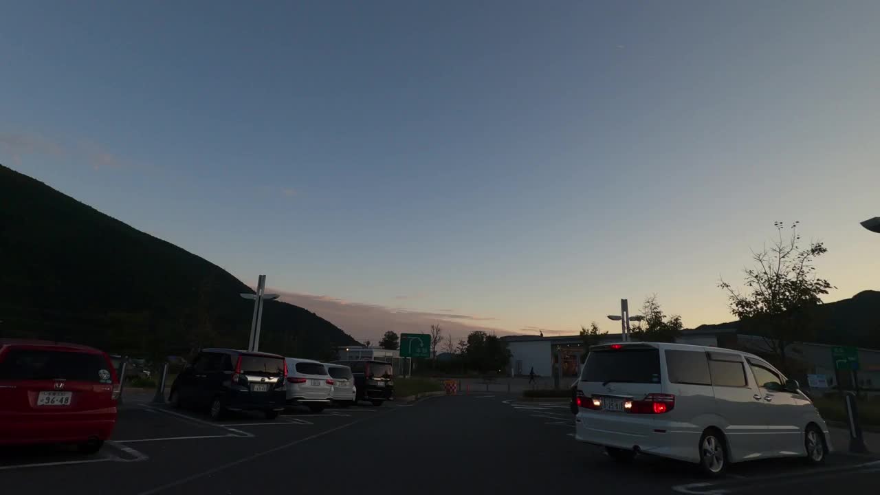 富士山高速公路时光流逝视频素材