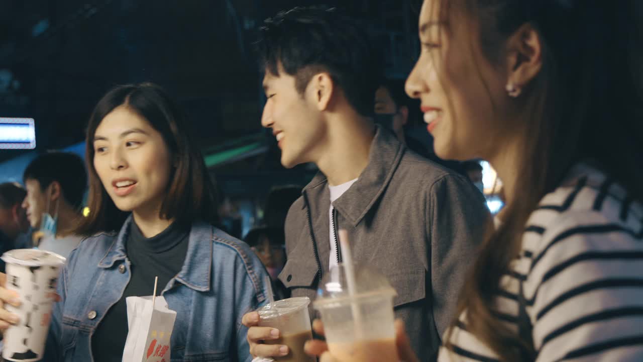 台湾的夜市视频素材