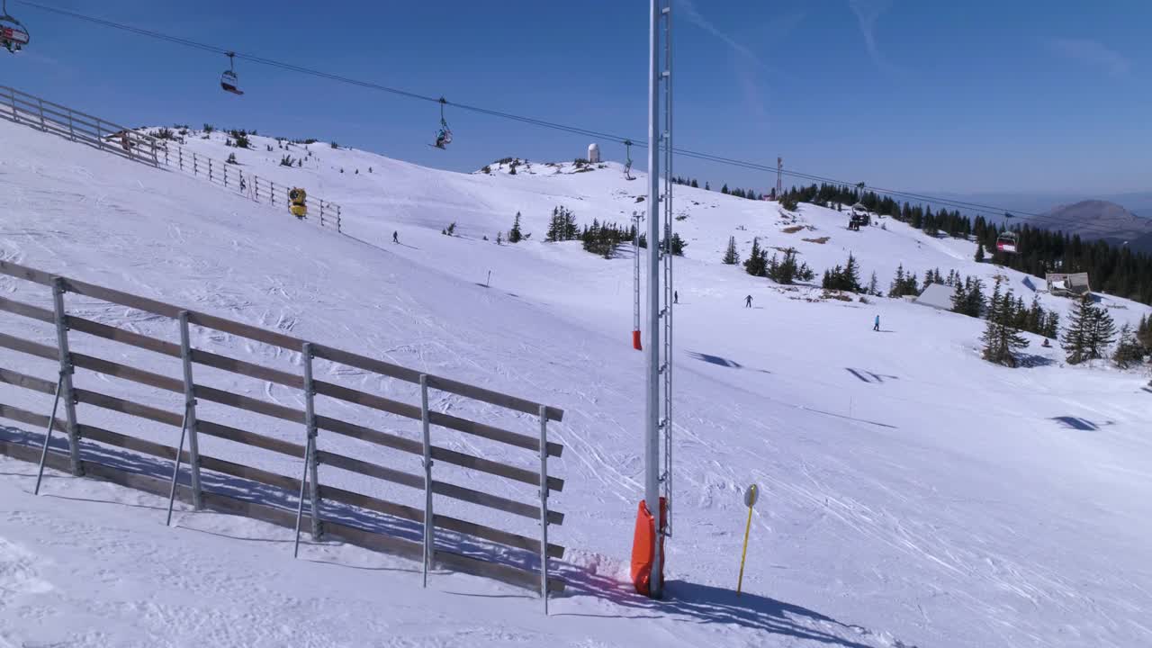 滑雪胜地视频素材