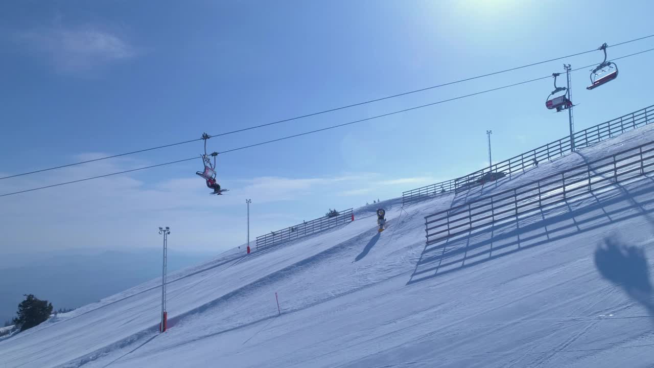 滑雪胜地视频素材