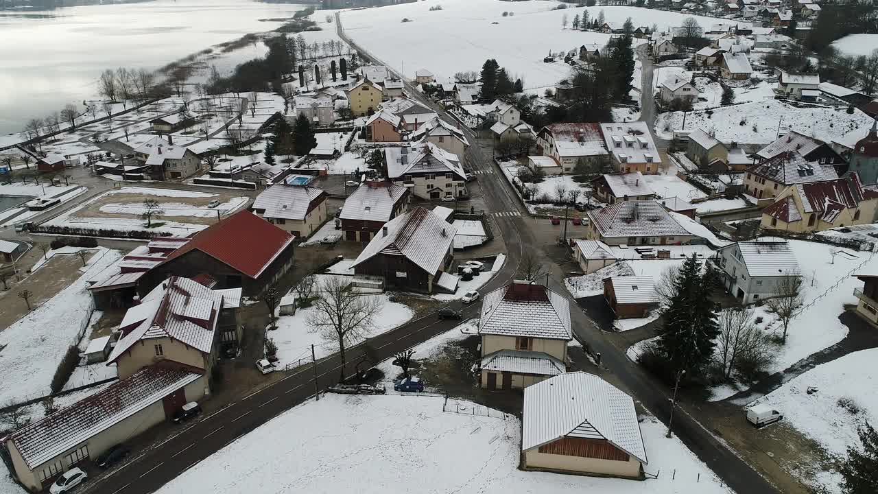 法国杜布的圣点拉克村视频素材