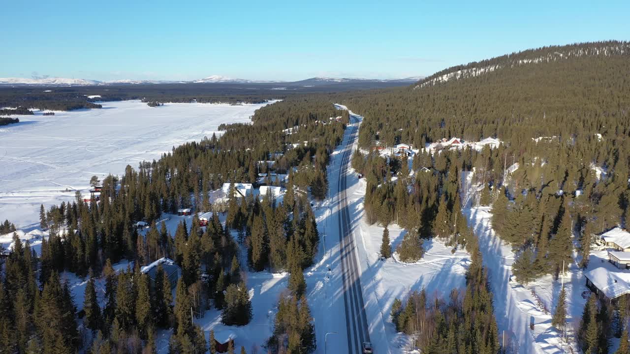 北部的道路视频素材