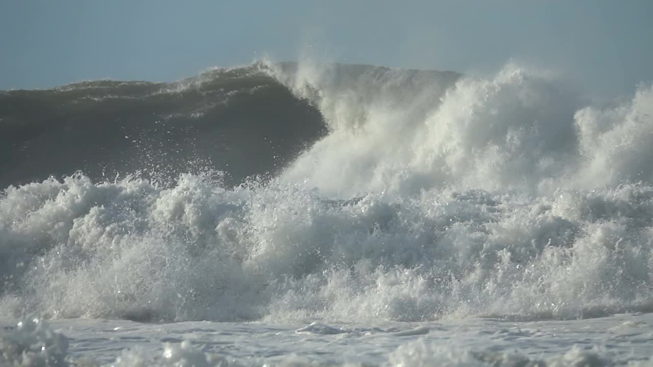 海洋大浪潮视频素材