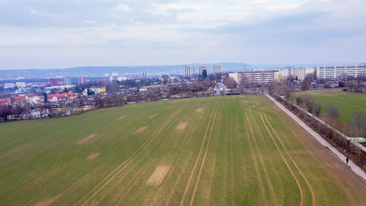 住宅区鸟瞰图视频素材