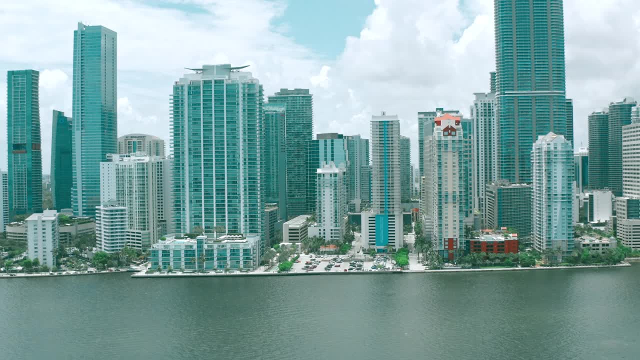 Brickell温泉——空中视频素材