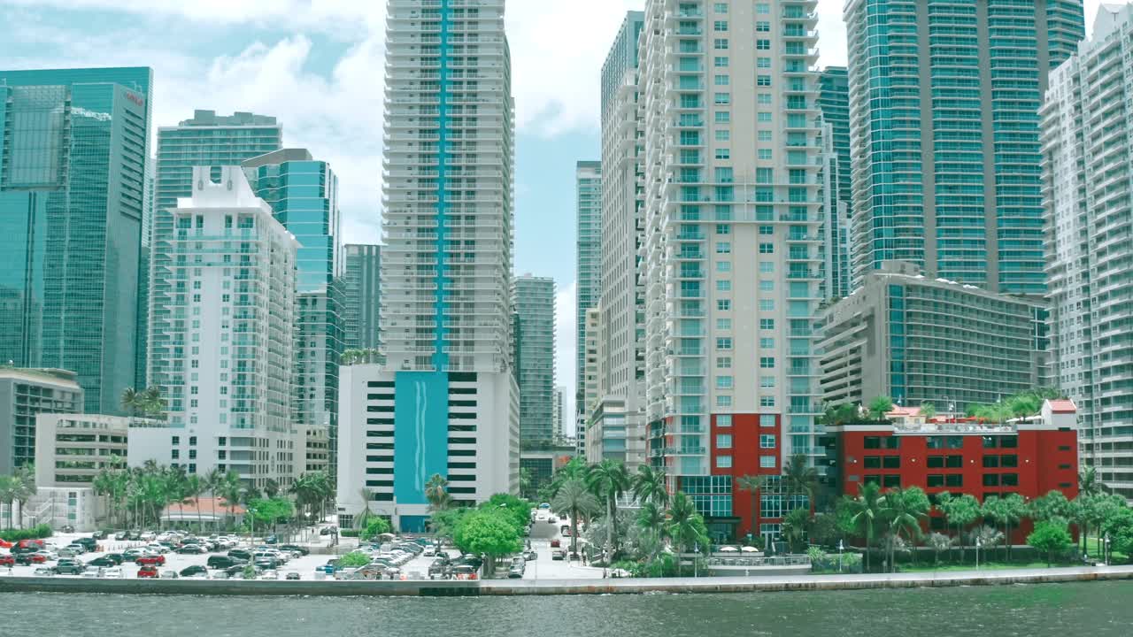 Brickell温泉——空中视频素材