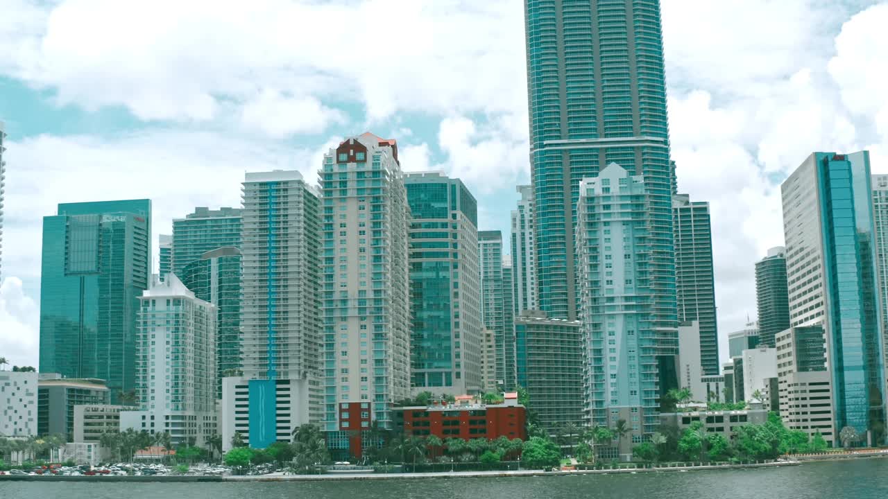 Brickell温泉——空中视频素材