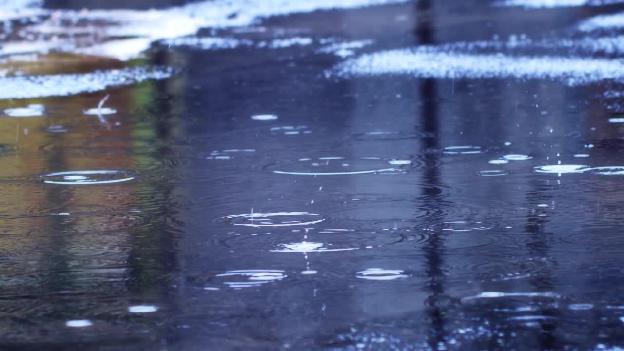 雨天视频素材