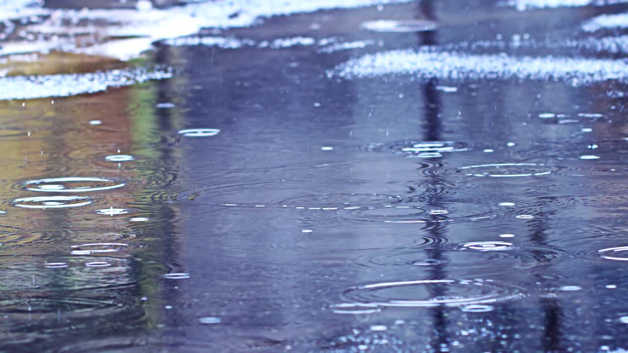 雨天视频素材