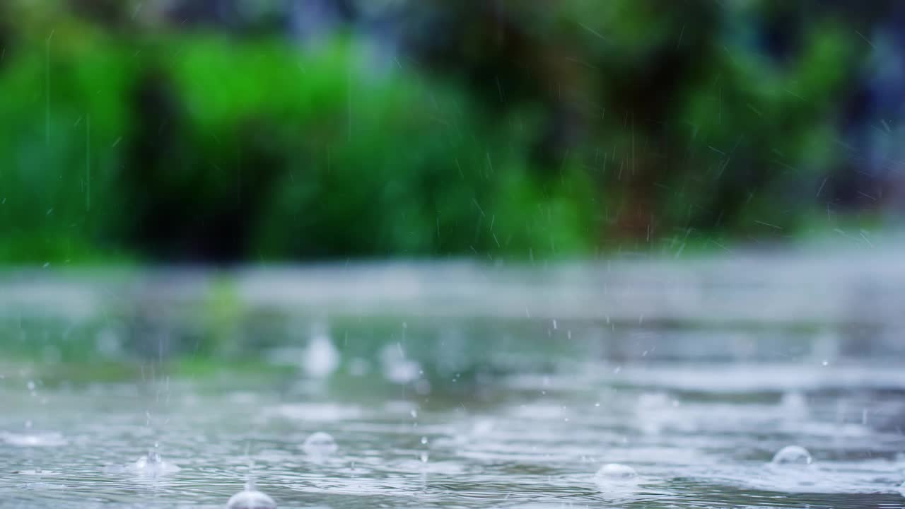 雨天视频素材