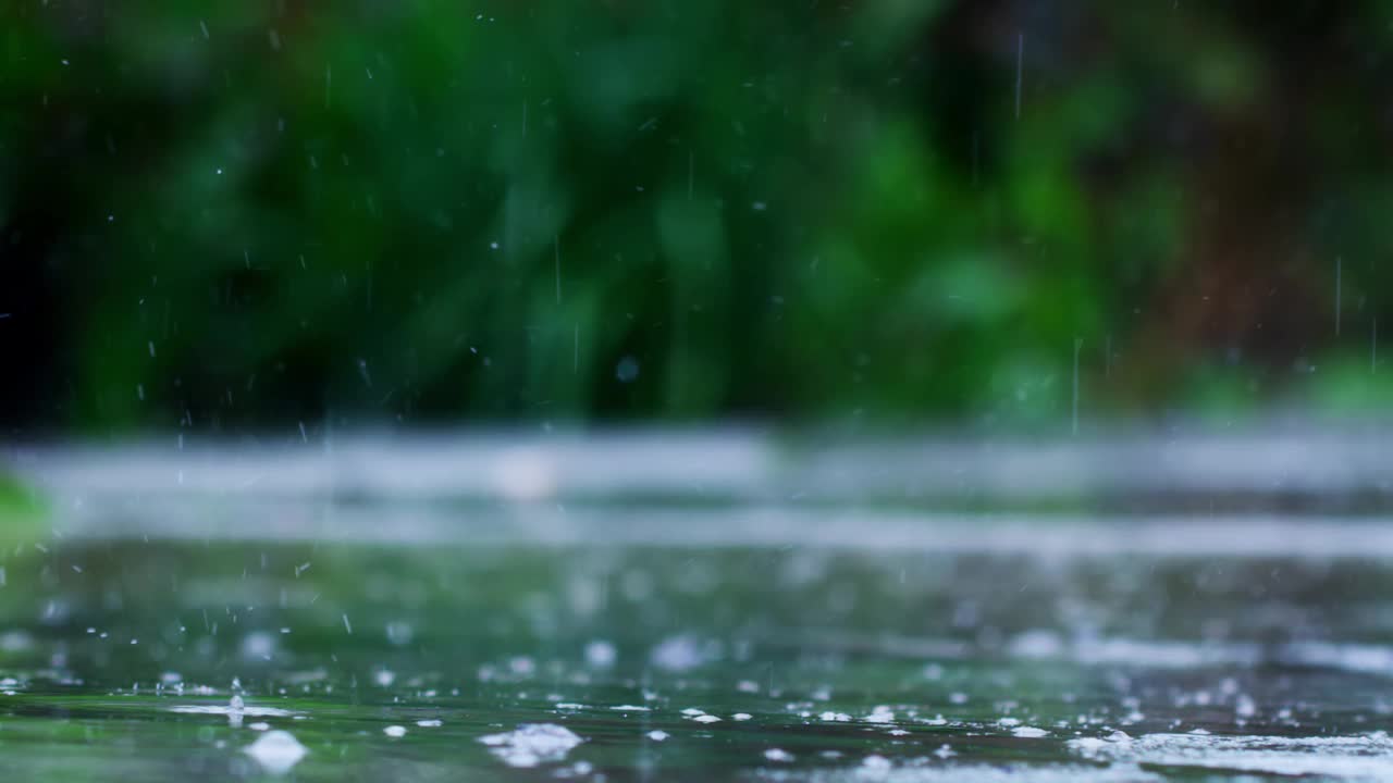 雨天视频素材