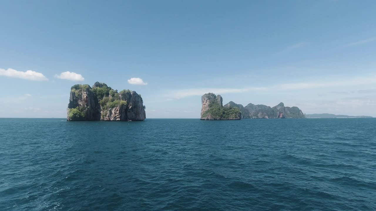 比达诺比达奈皮皮岛的海景视频素材