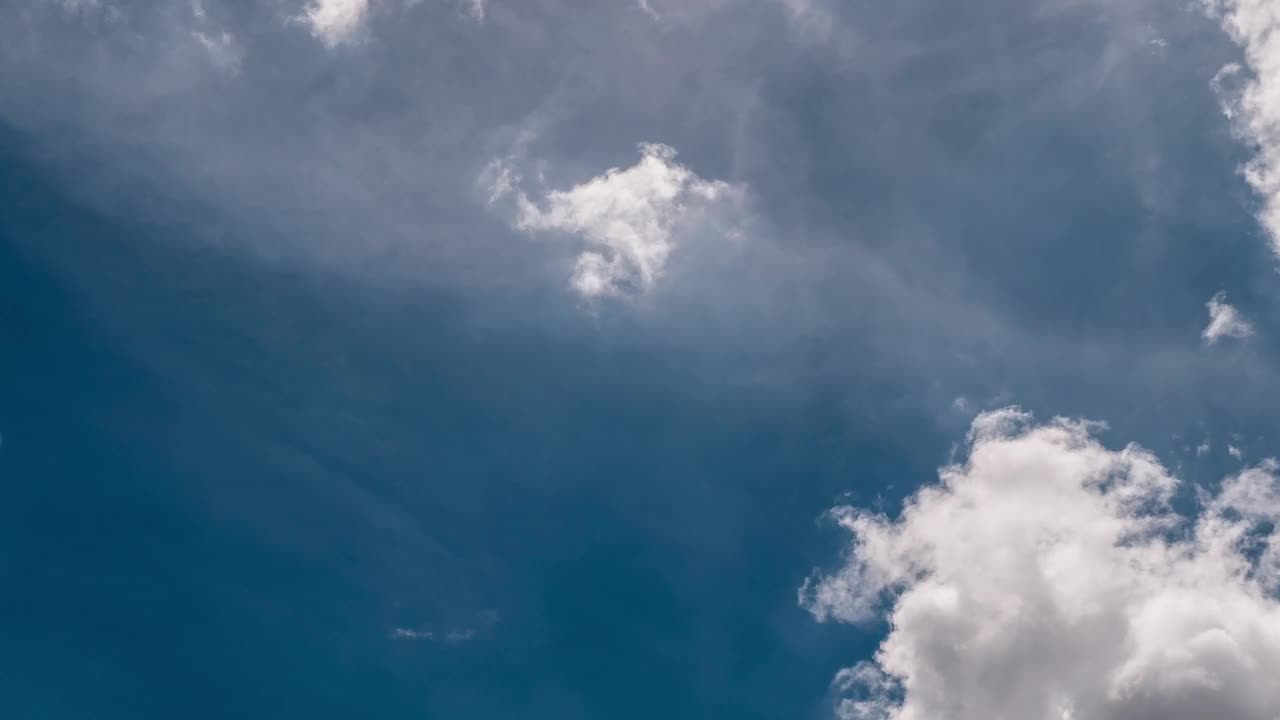 天空与云景观背景视频素材