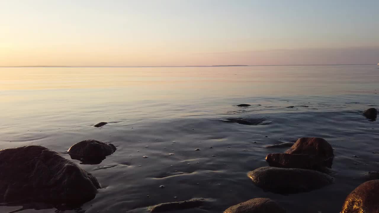 波罗的海的寂静之海视频素材