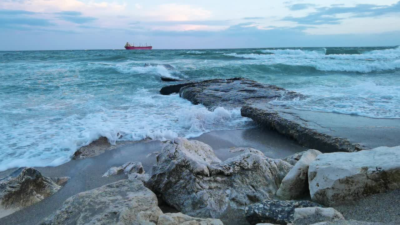 海浪视频素材