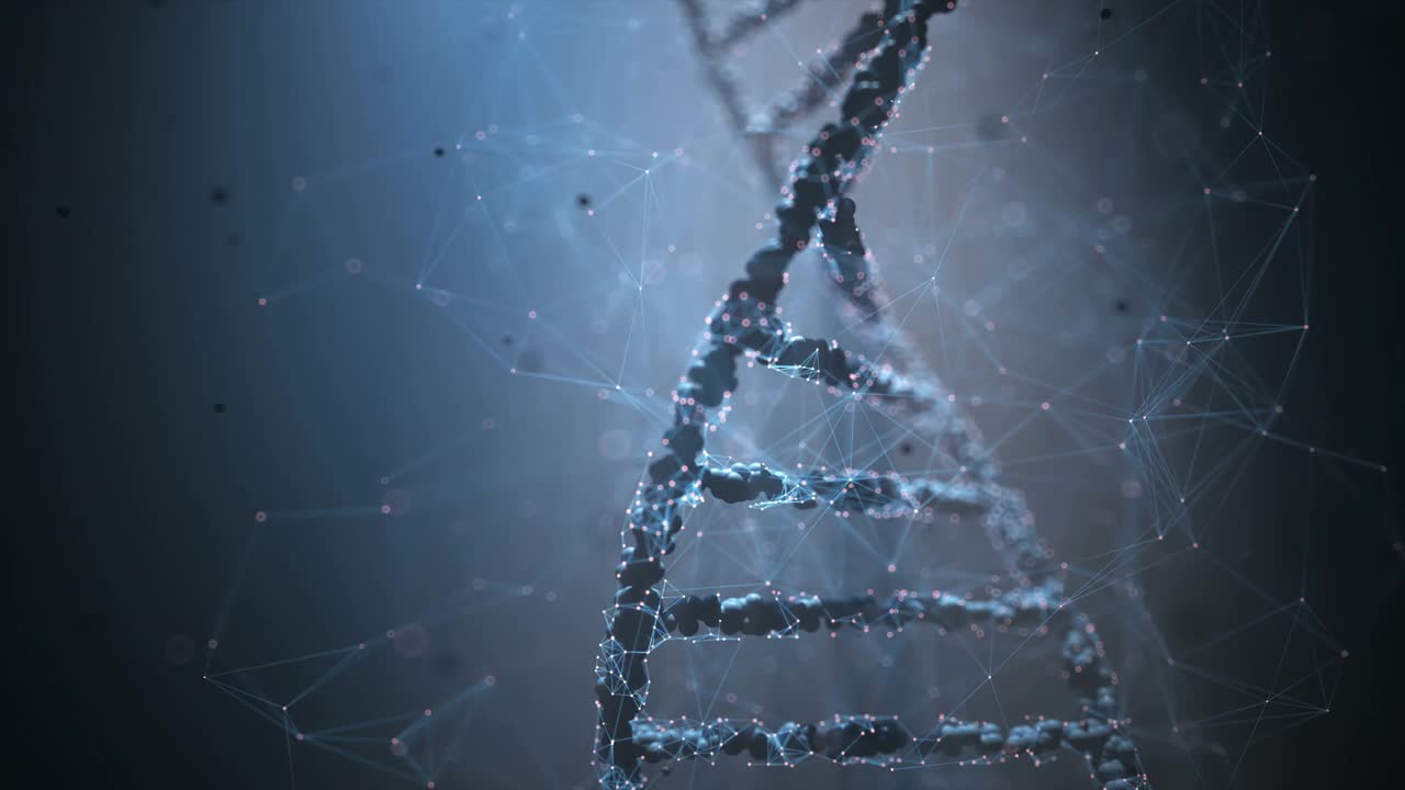 DNA，分子遗传科学，生物技术视频素材