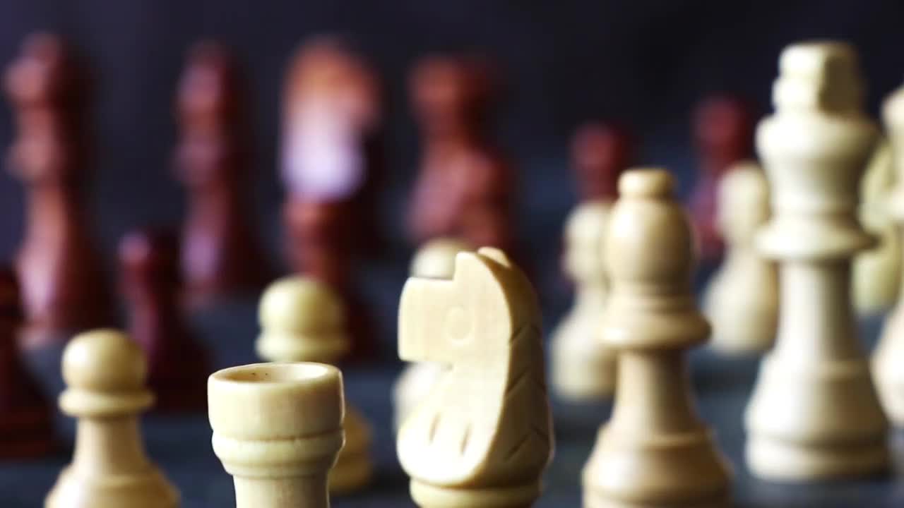 将军木图，移动图形和棋盘视频下载