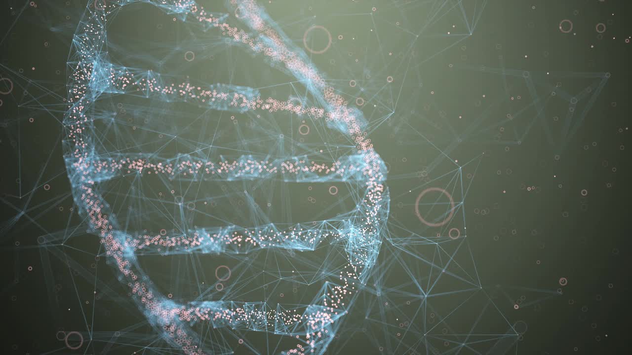 DNA，分子遗传科学，生物技术视频素材