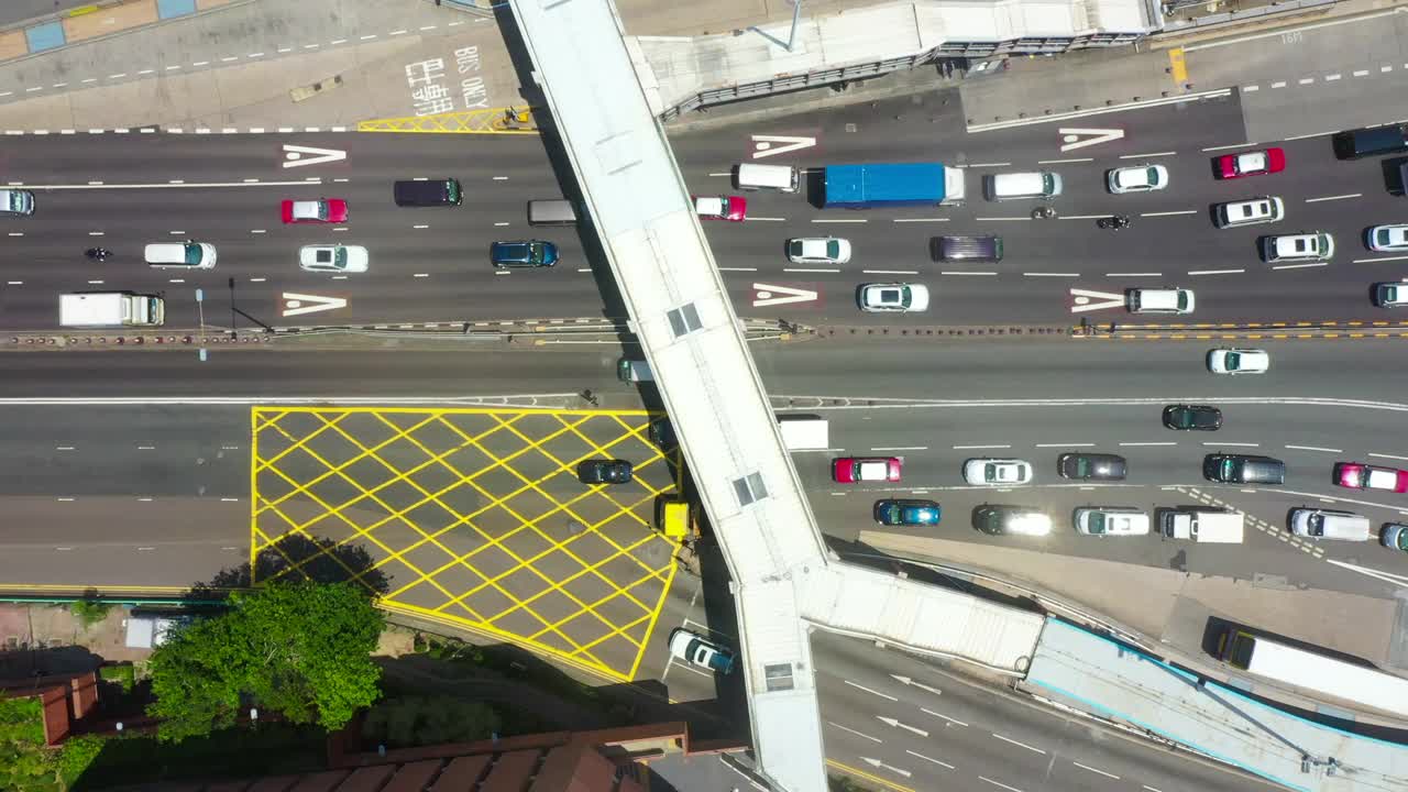 香港海底隧道视频素材