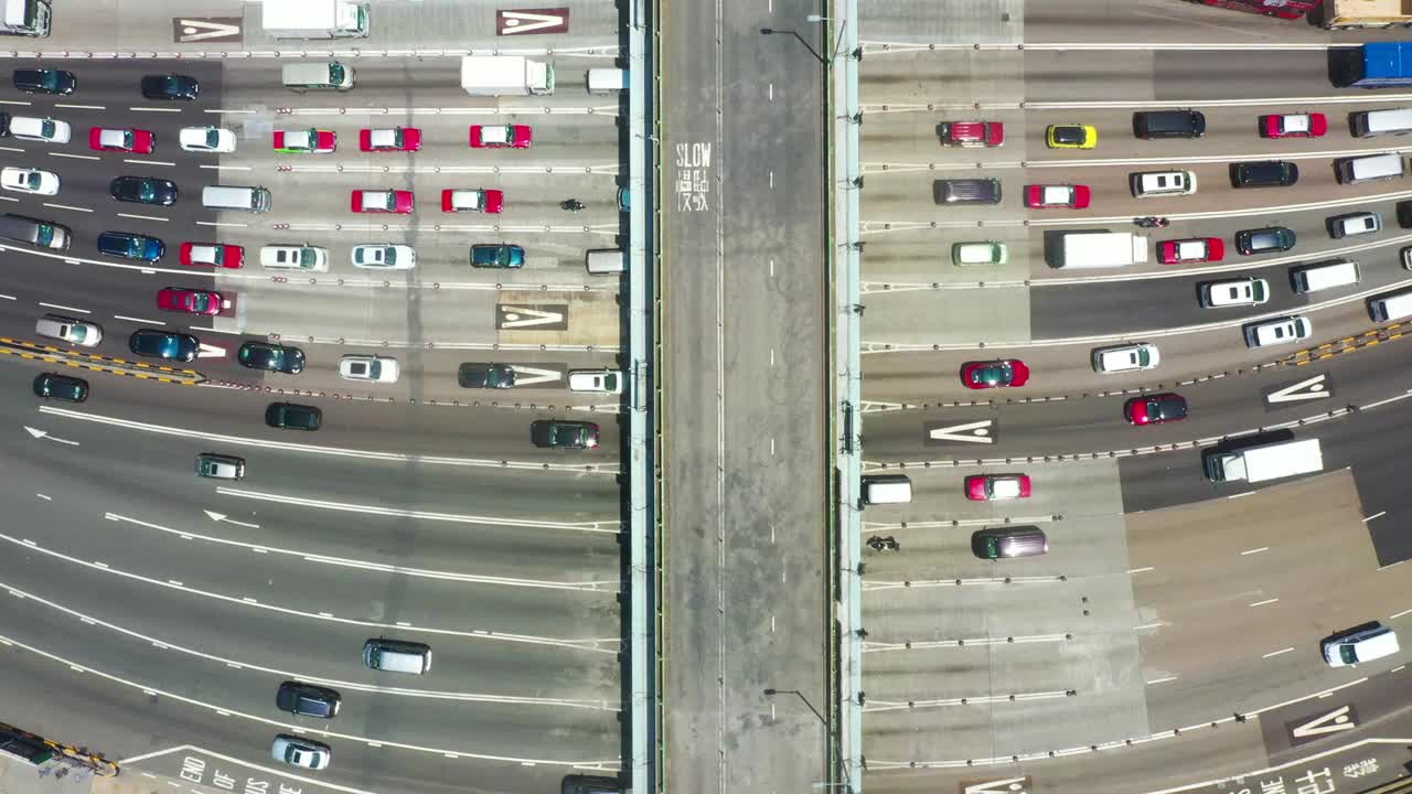 香港海底隧道视频素材