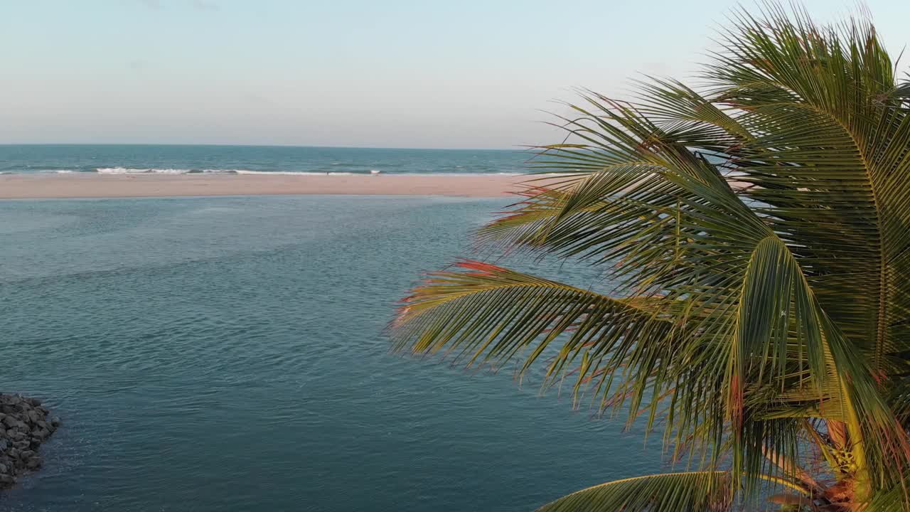 Praia do Presídio, Ceará，巴西-航拍图片(无人机)视频下载