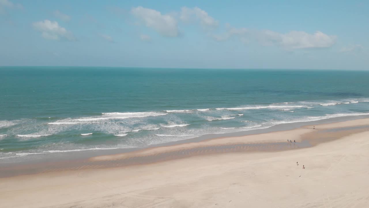 Praia do Presídio, Ceará，巴西-航拍图片(无人机)视频下载