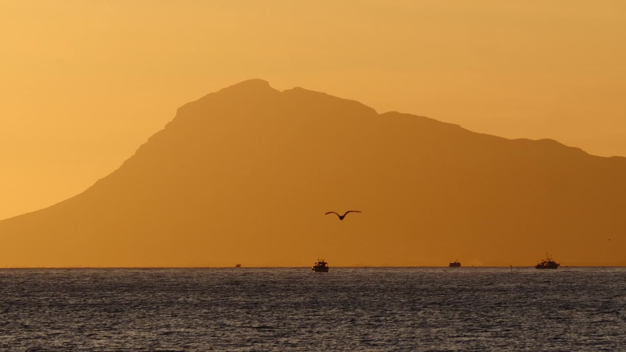 日出海面，海景视频素材