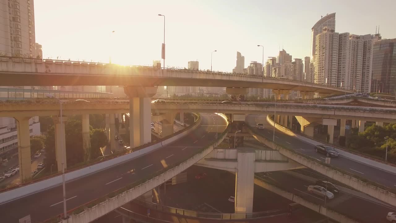 高速公路交换视频素材