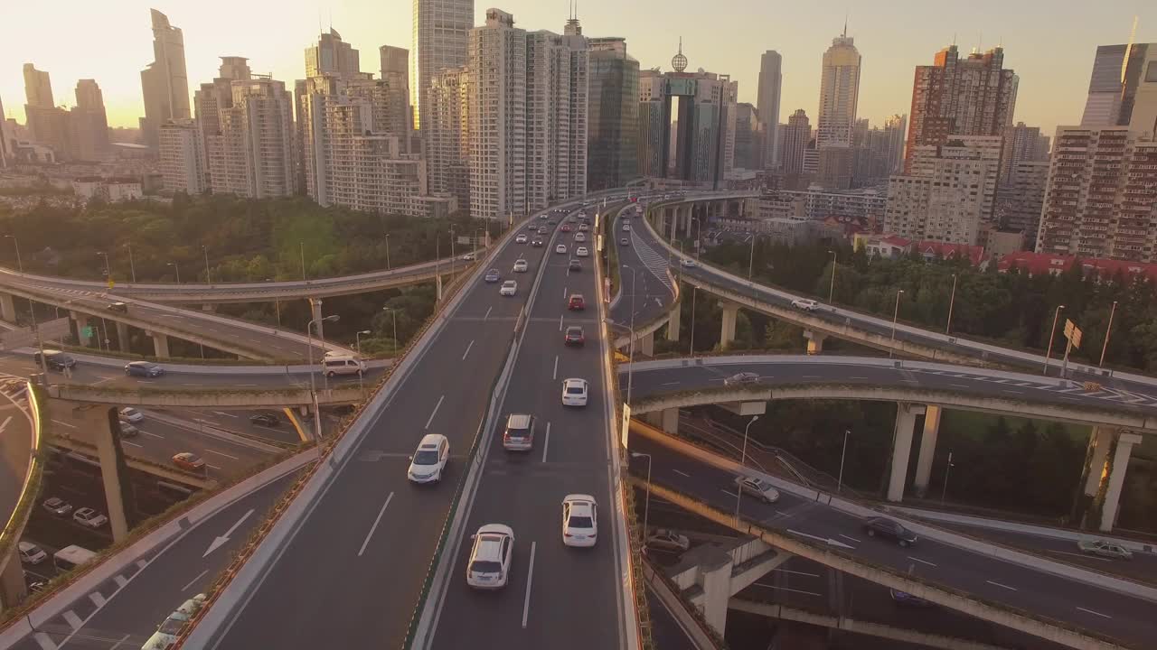 高速公路交换视频素材