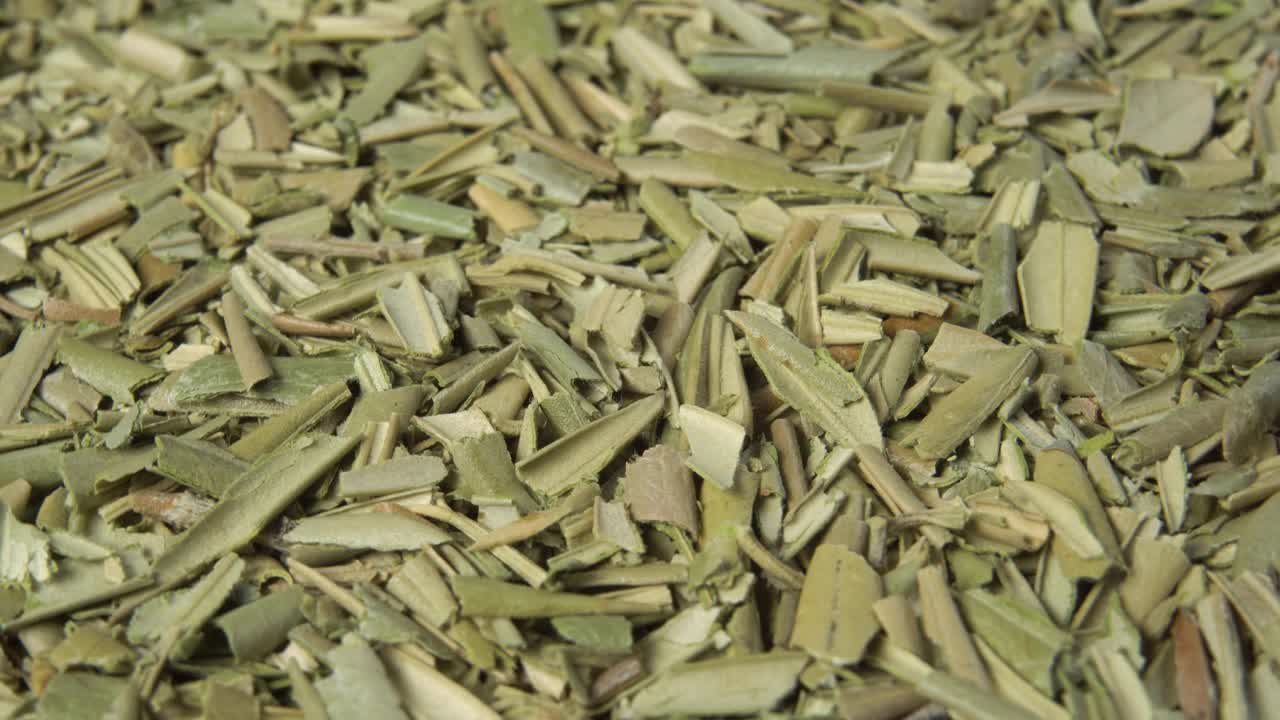 干橄榄叶健康天然药用茶视频素材