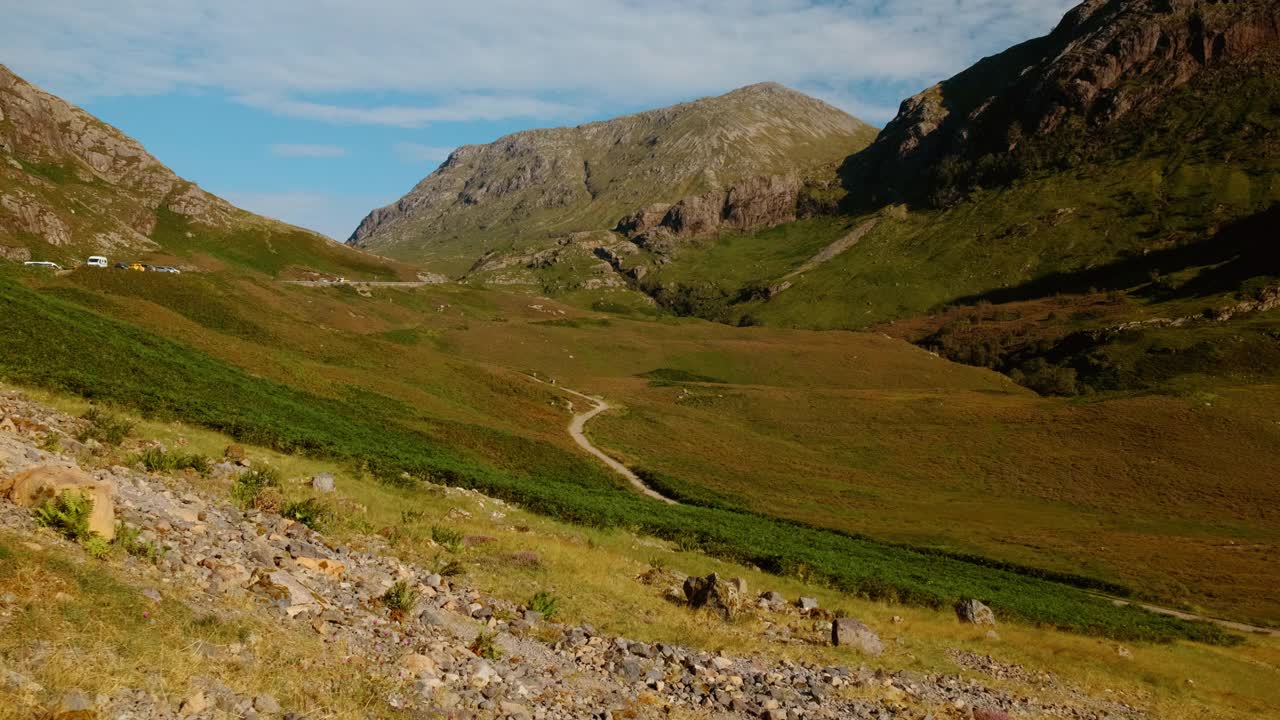 Glen Coe，苏格兰高地，英国视频素材