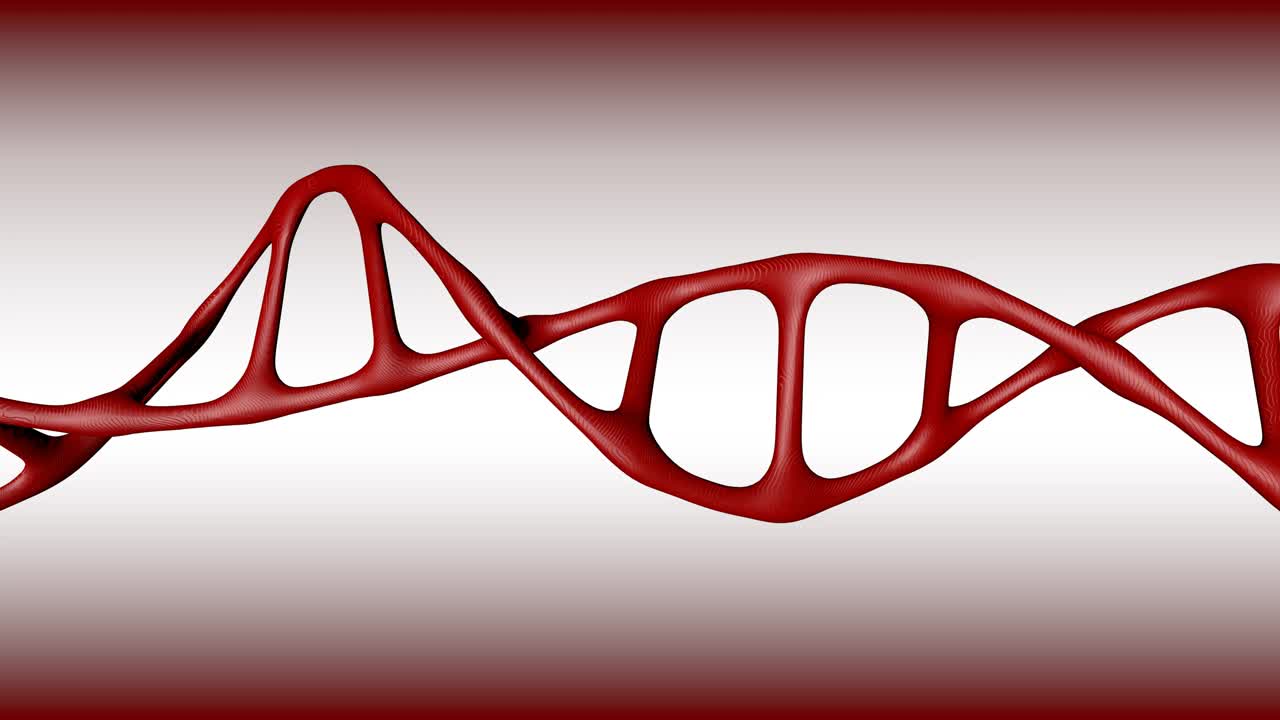 染色体的DNA。视频素材