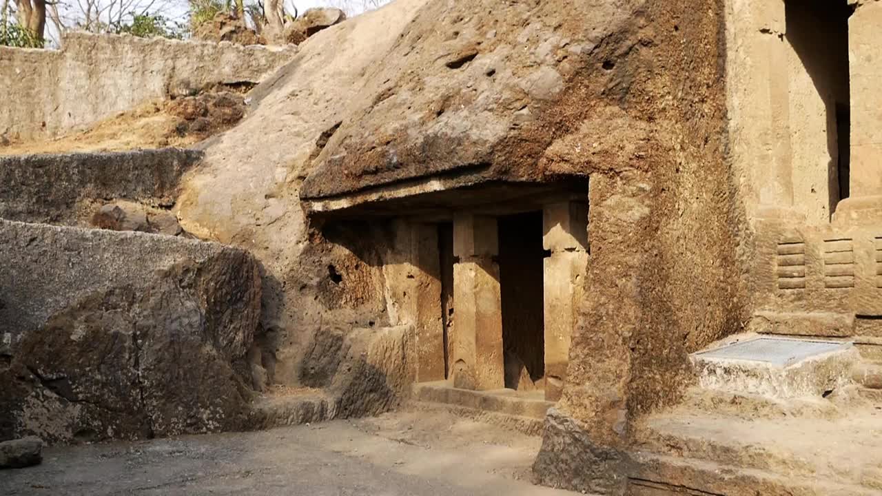 Mahakali洞穴或Kondivita洞穴。Kondivite Caves, cave1和2视频下载