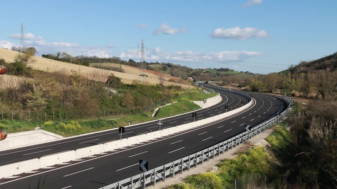 意大利高速公路视频素材