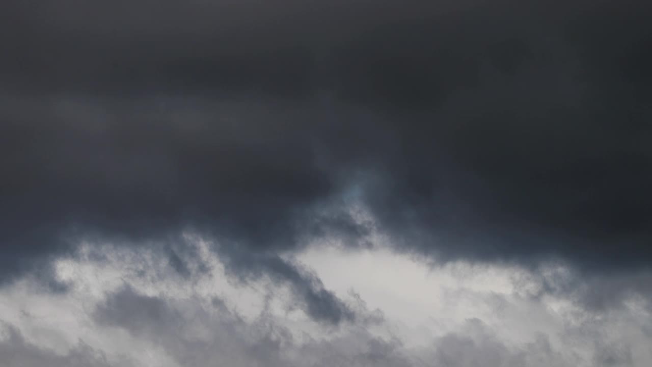 雨云与近距离。视频下载