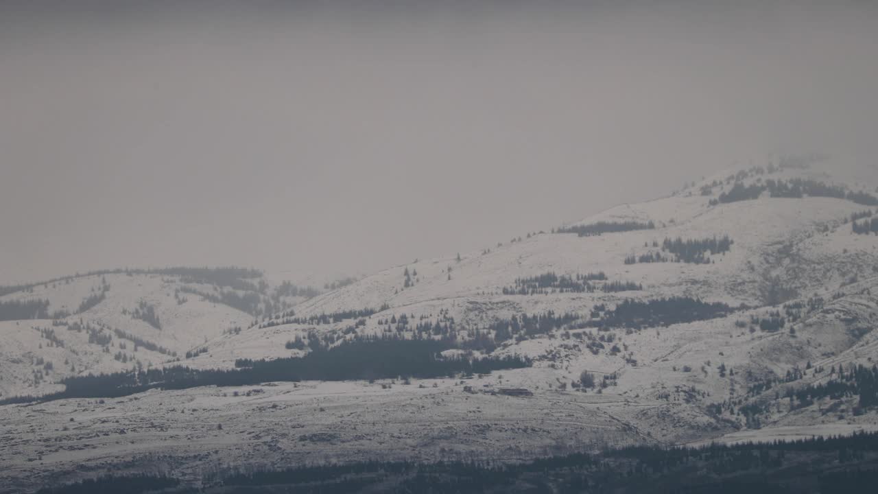 雪山与特写。视频下载