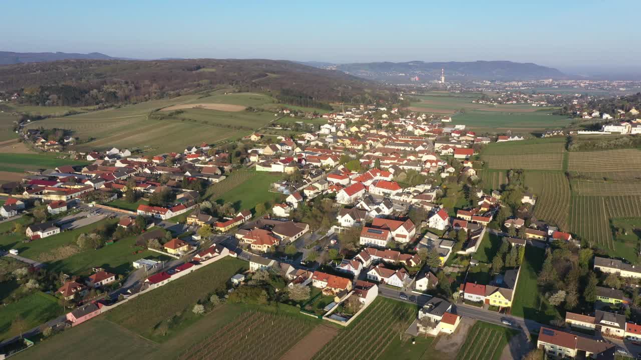 Hagenbrunn在Weinviertel，下奥地利视频下载