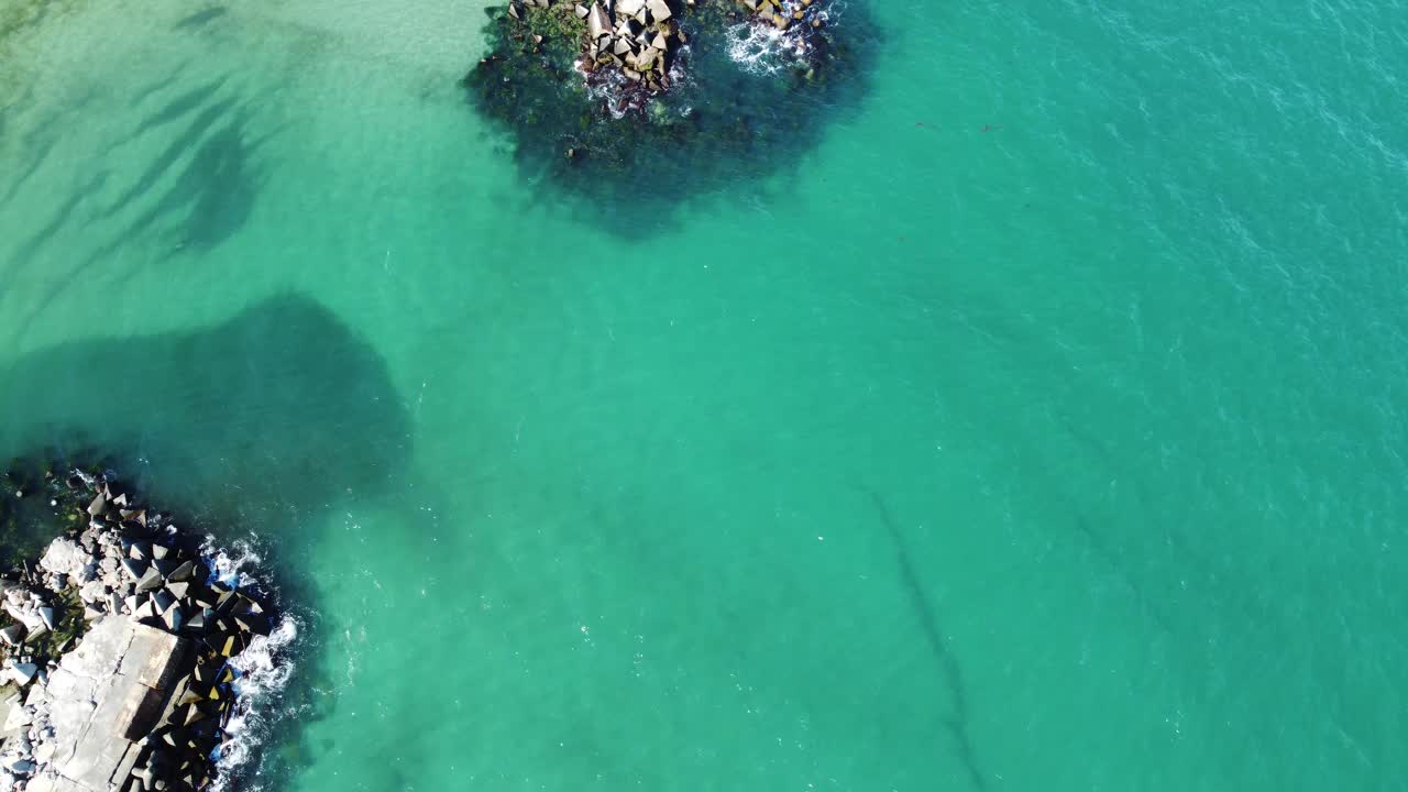 黑海海岸鸟瞰图视频下载