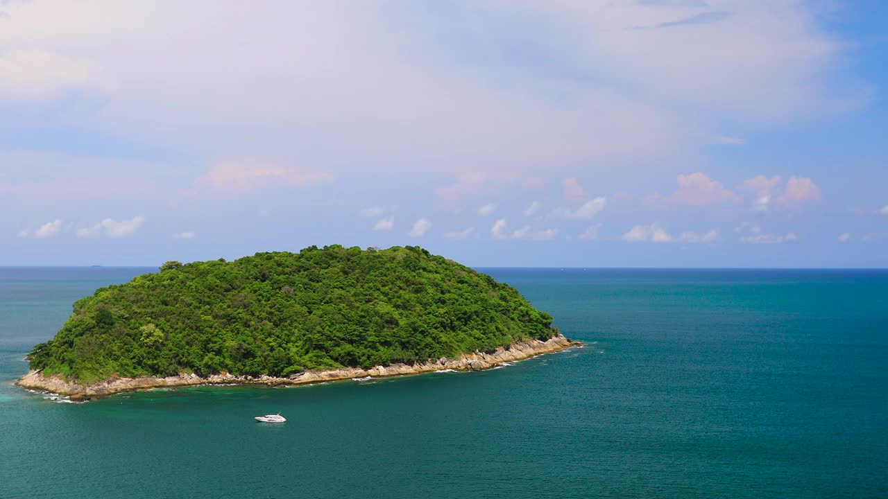 热带安达曼海景夏日海滩，泰国普吉岛。视频下载