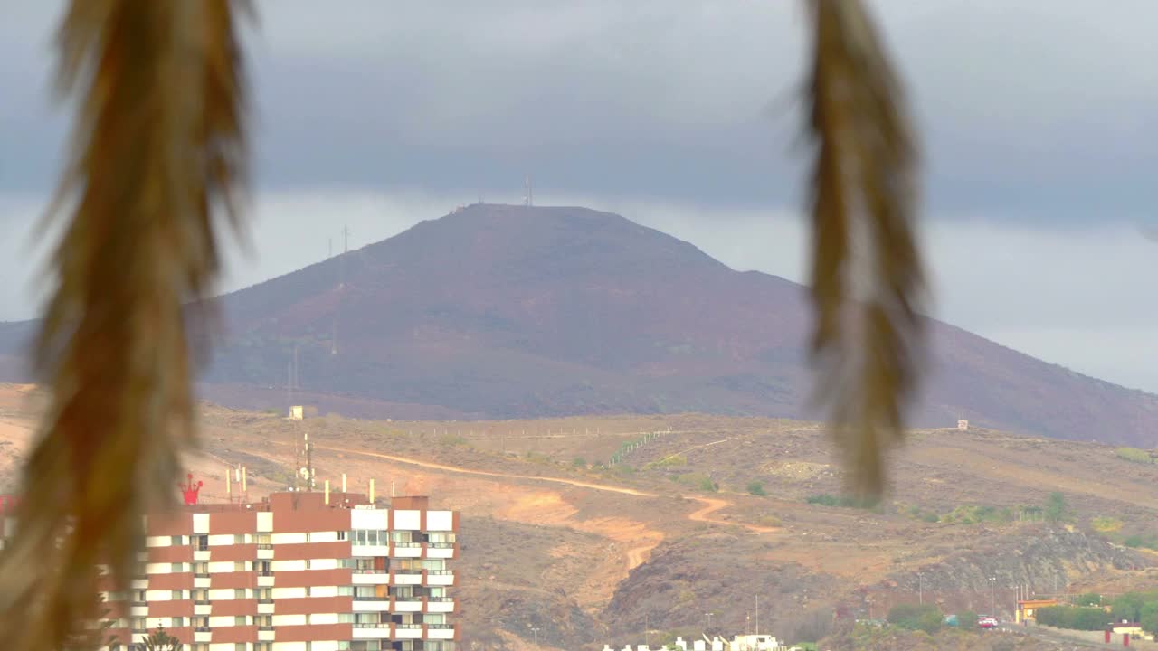 特内里费岛的泰德火山，4k慢镜头，每秒60帧视频素材