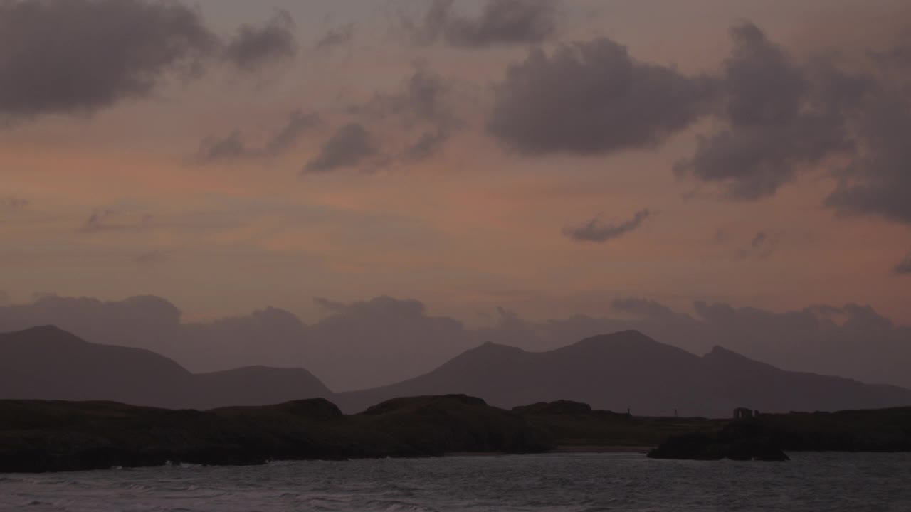 北威尔士海景视频素材