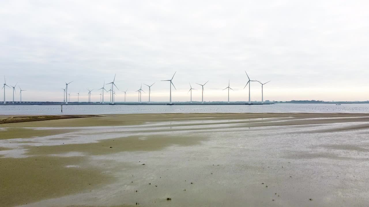 荷兰的Windpark视频下载