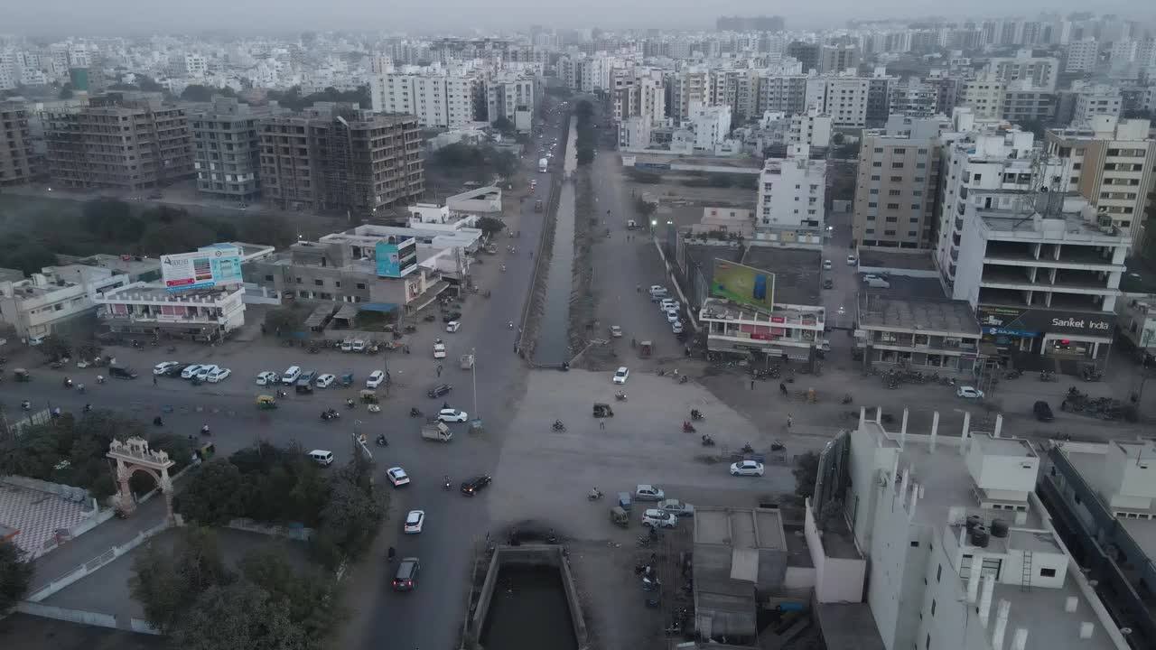 莫比市鸟瞰图视频素材