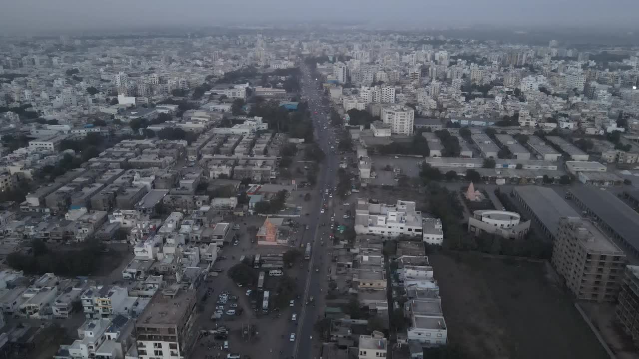 莫比市鸟瞰图视频素材