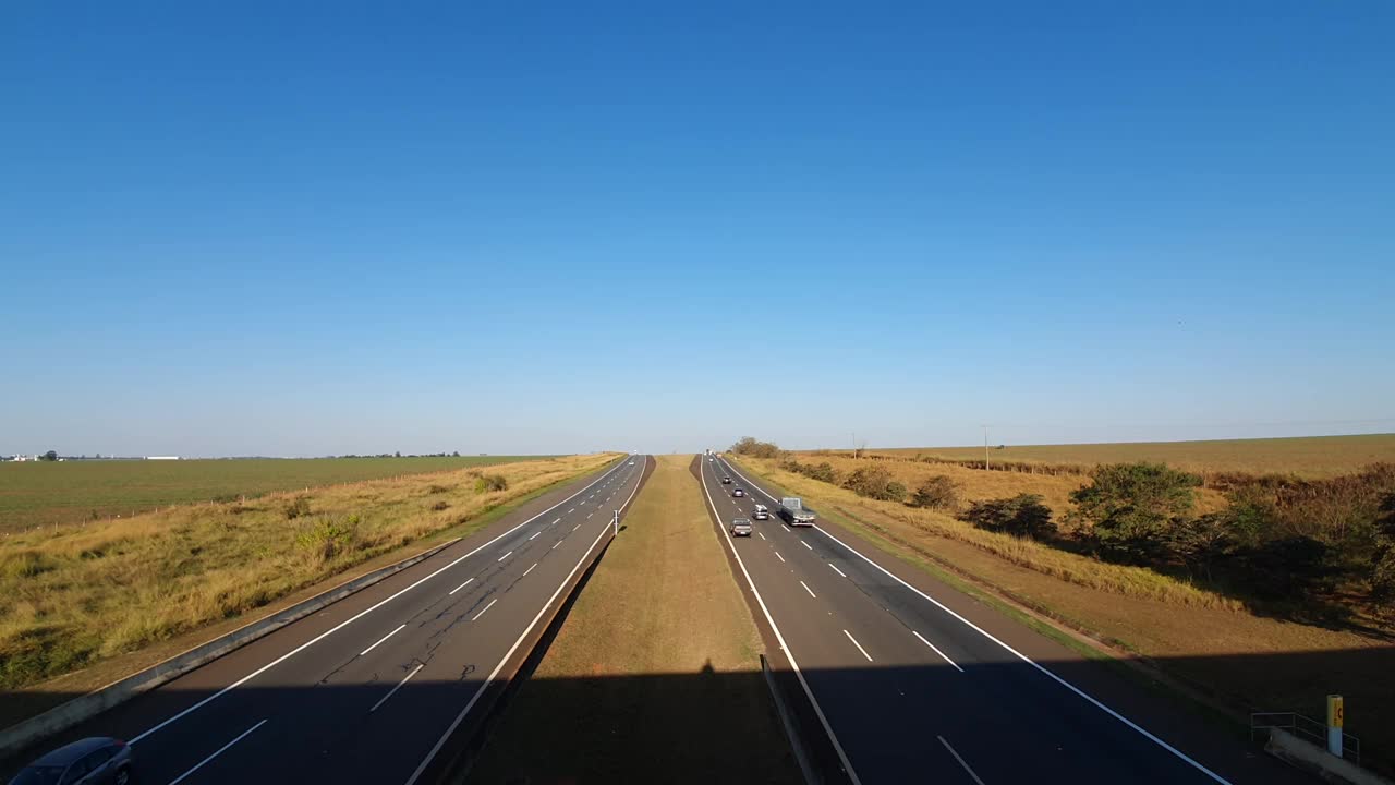 多车道公路视频素材