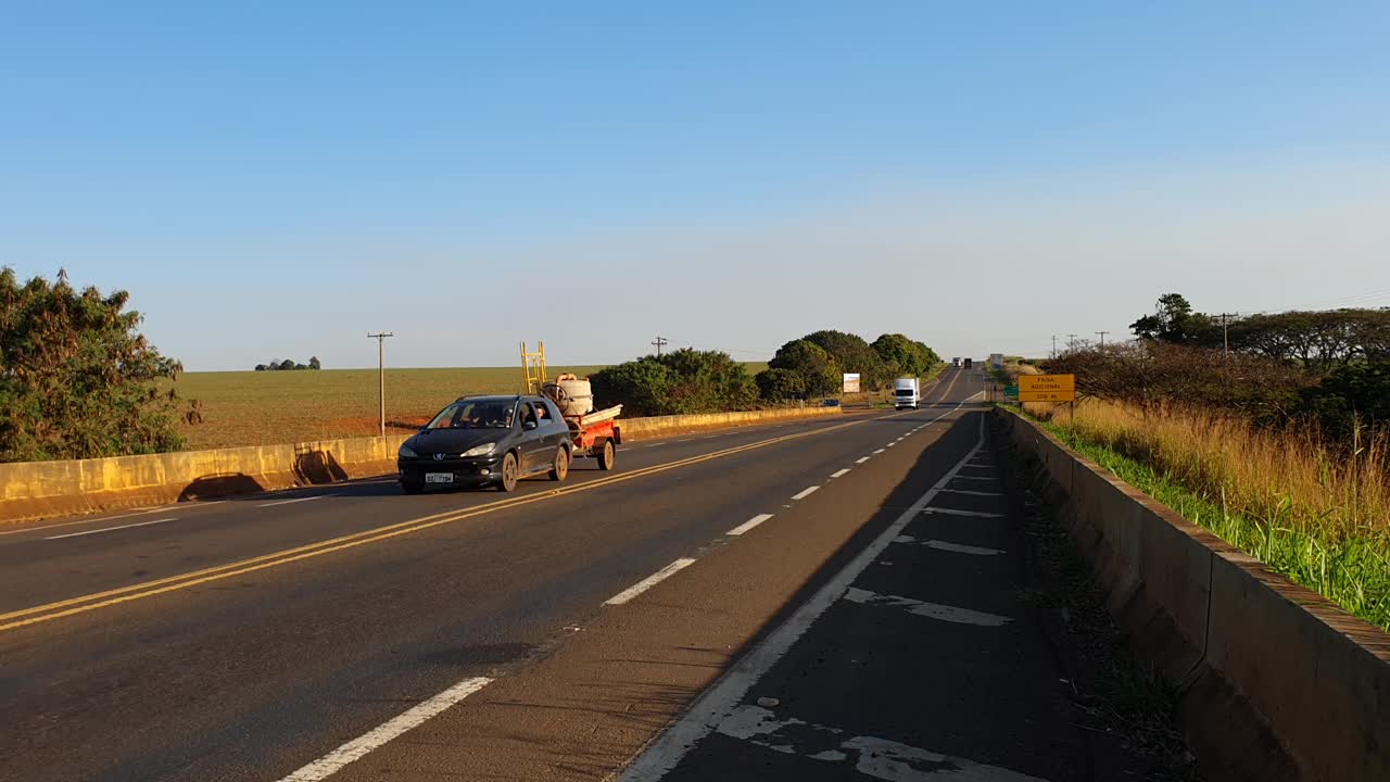 高速公路在巴西视频素材