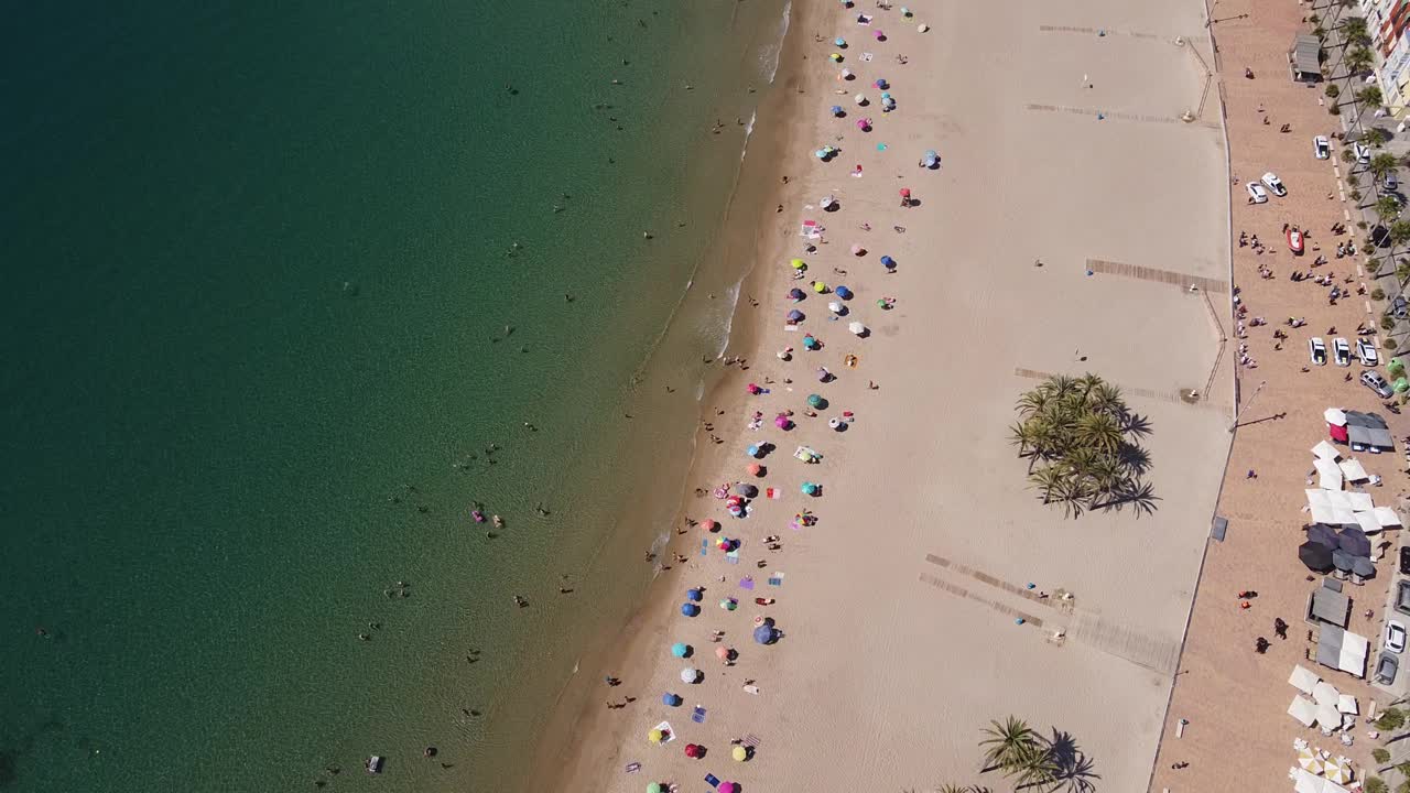 在天堂般的海滩上视频素材