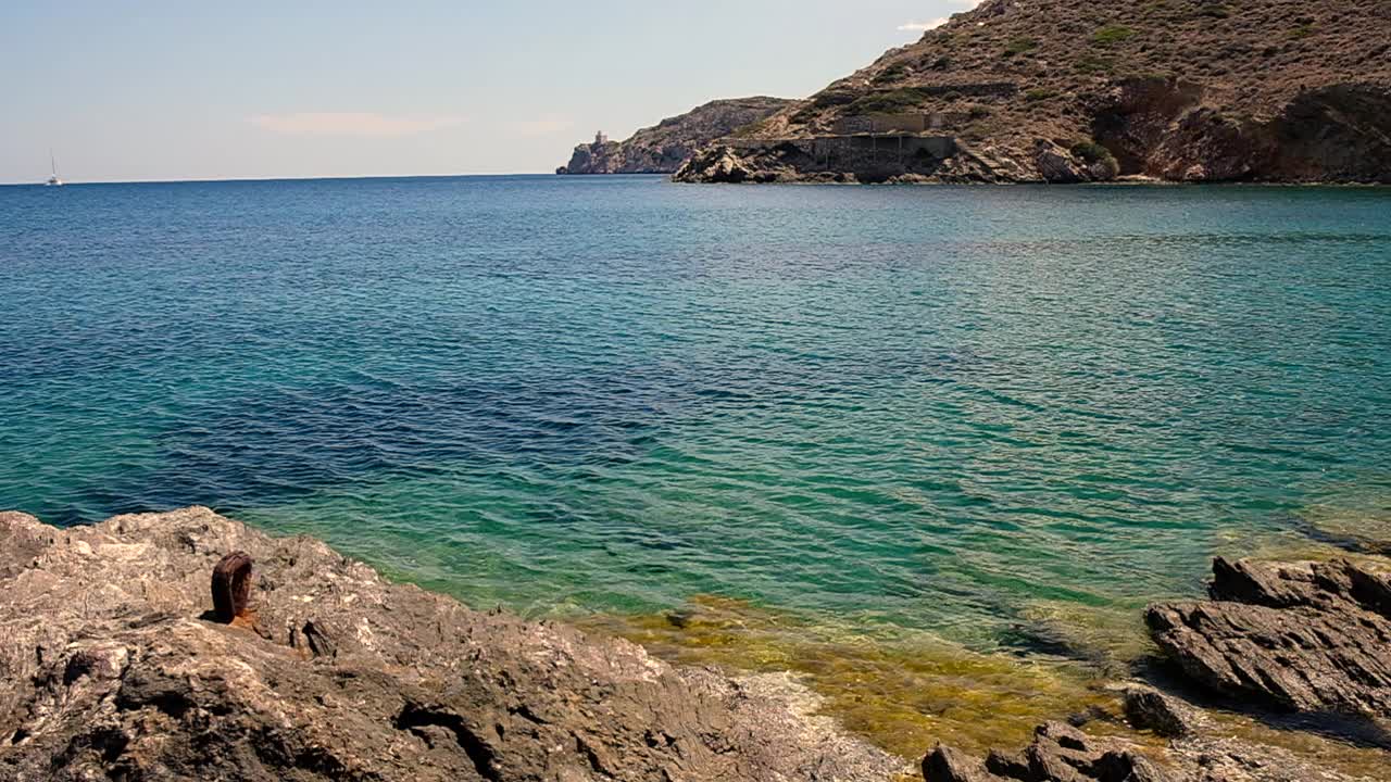 海景基克拉迪群岛视频素材