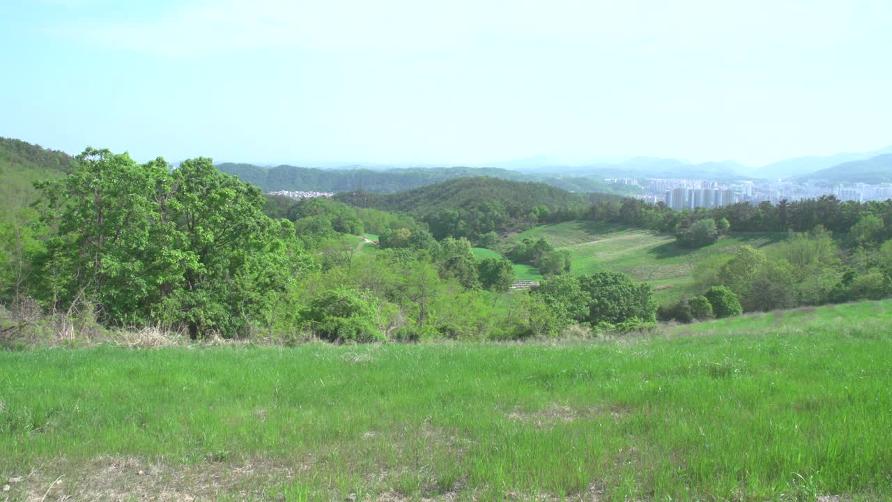 Daun木jang(农场)的风景/韩国蔚山中区视频素材