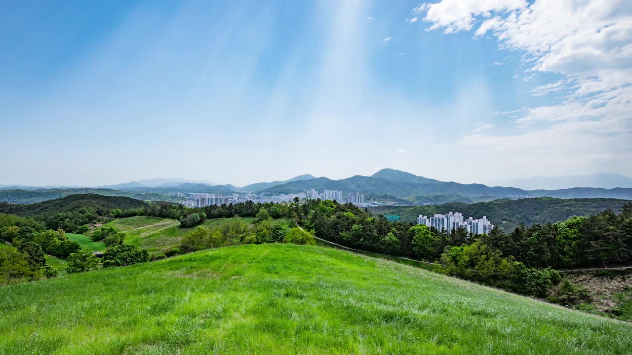 Daun木jang(农场)的风景/韩国蔚山中区视频素材